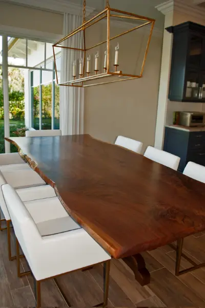 White oak desk