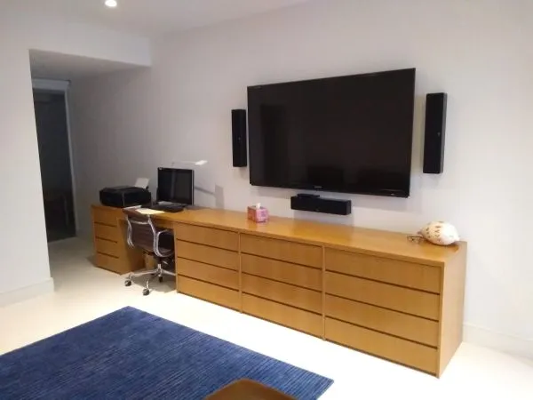 White oak desk