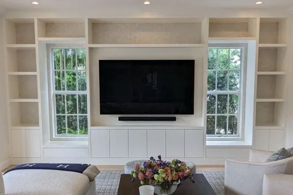 White cabinetry